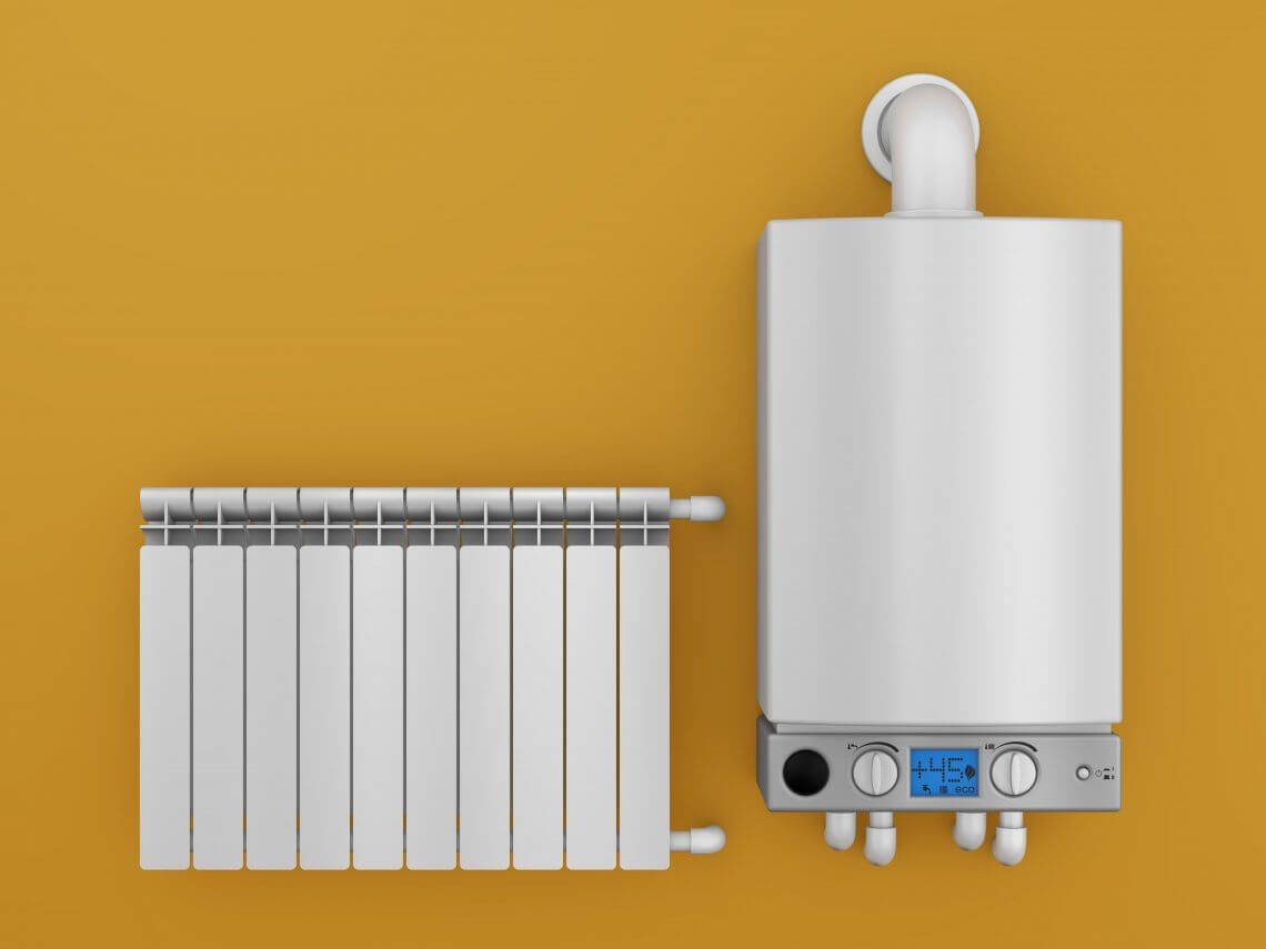 chaudière gaz condensation et radiateur