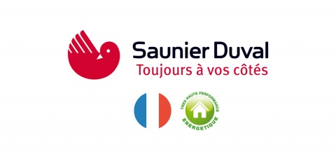 logo Saunier Duval fabriqué en France et THPE