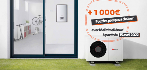 Offre pompe à chaleur 1000€