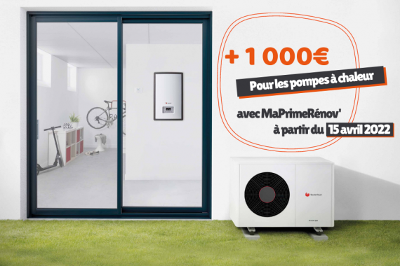 Offre pompe à chaleur 1000€