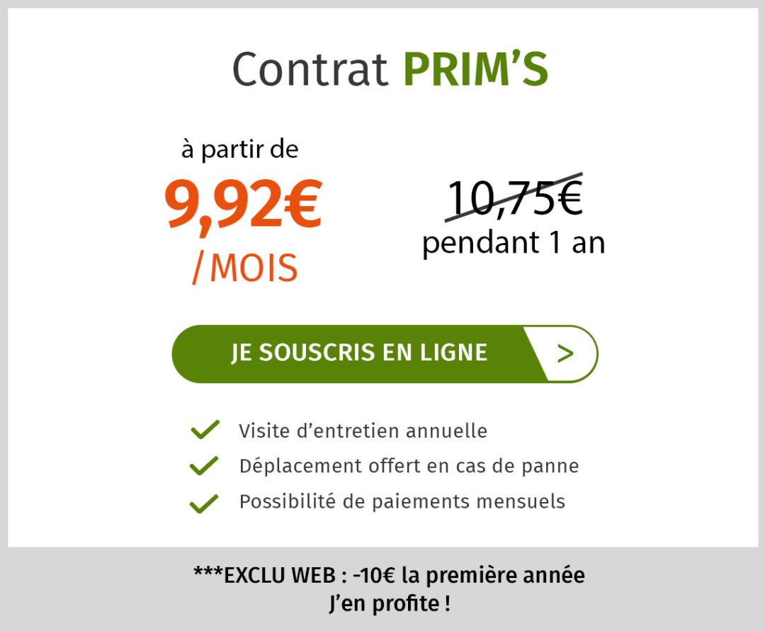 Offre remise 10€ contrat entretien chaudière gaz Garanka
