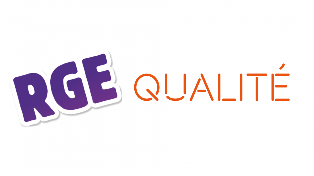 logo rge et le mot qualité