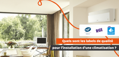 climatisation installée dans une maison