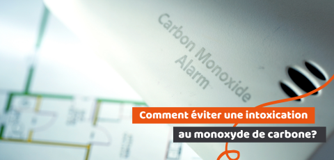 detecteur de monoxyde de carbone sur plan de logement