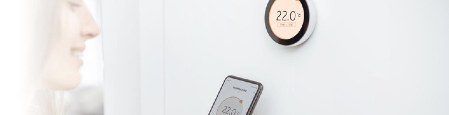Visuel thermostat chaudière gaz