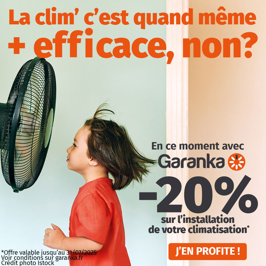 Remise 20% installation climatisation