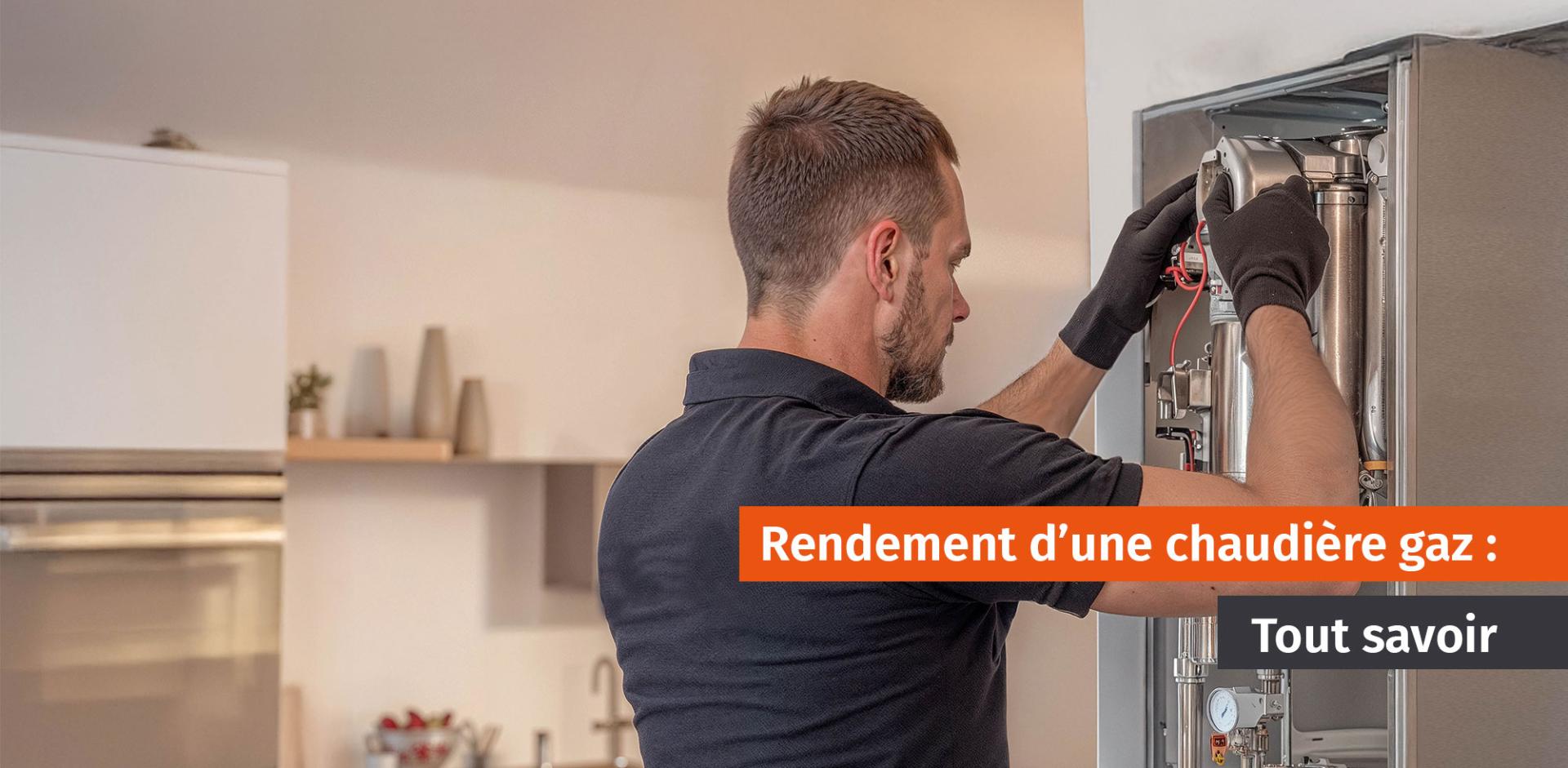 Technicien Garanka travaillant sur une chaudière gaz